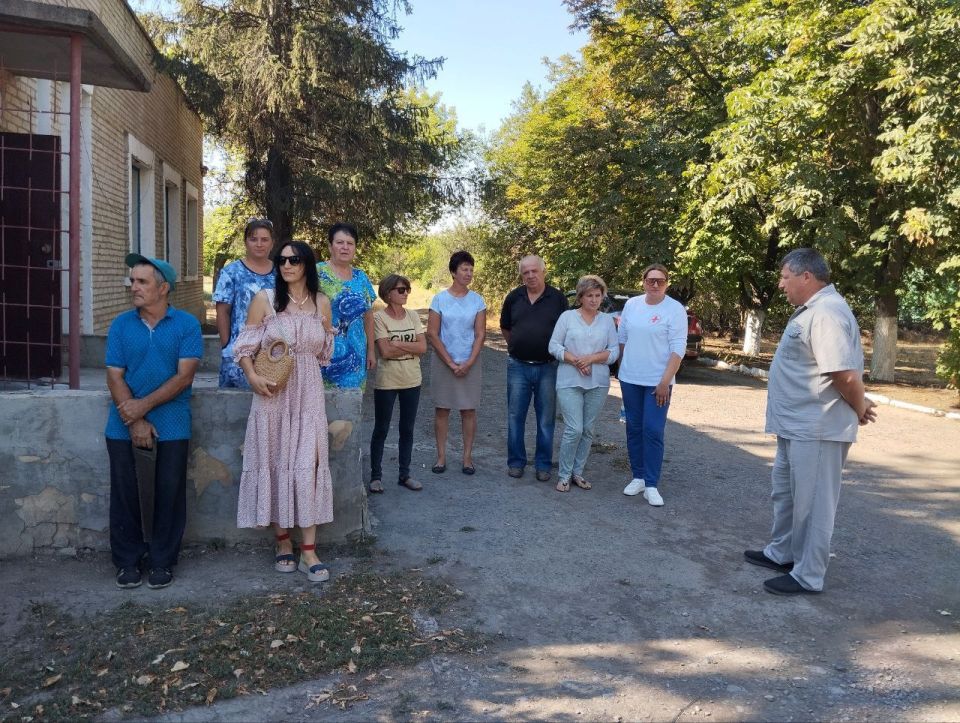 В с. Белояровка прошла встреча с населением