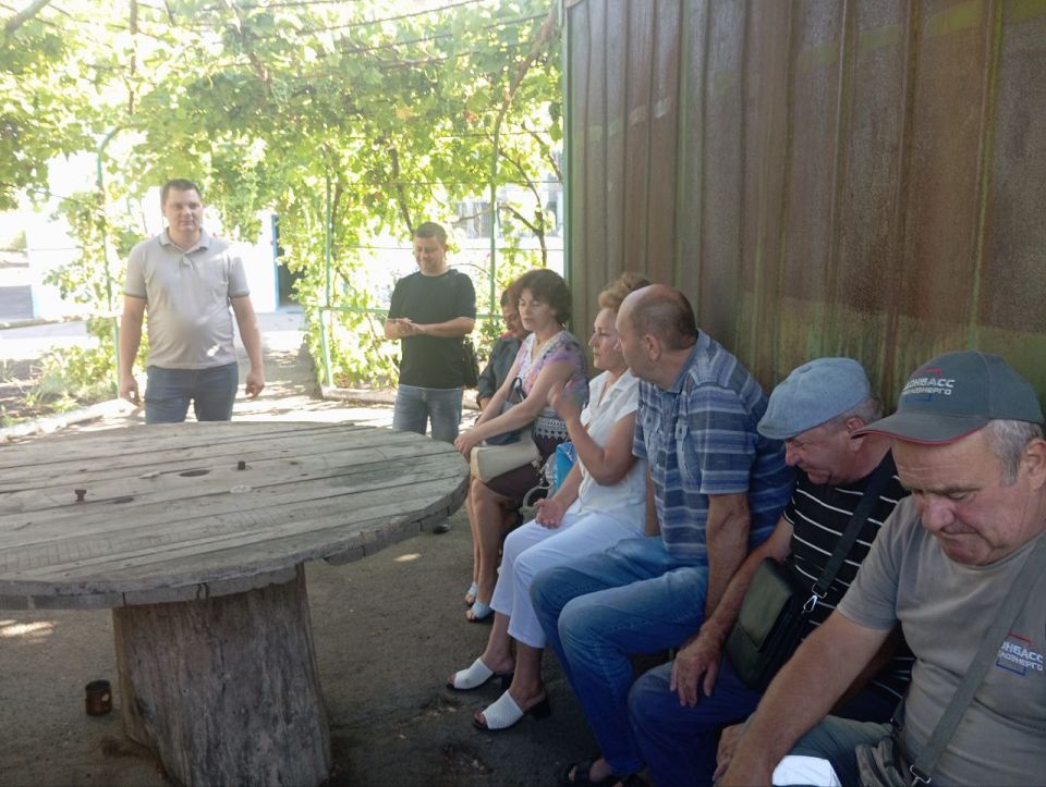 Наталья Великодная: Встреча с трудовым коллективом Тельмановского участка тепловых сетей