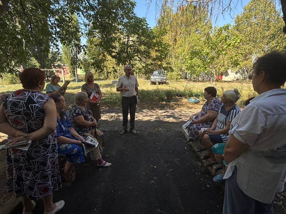 Сегодня, 7 августа, состоялась встреча с жителями улицы Спортивная