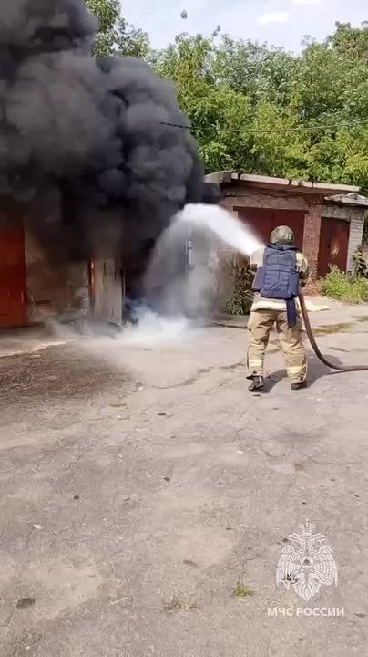 71-летний горловчанин пострадал на пожаре