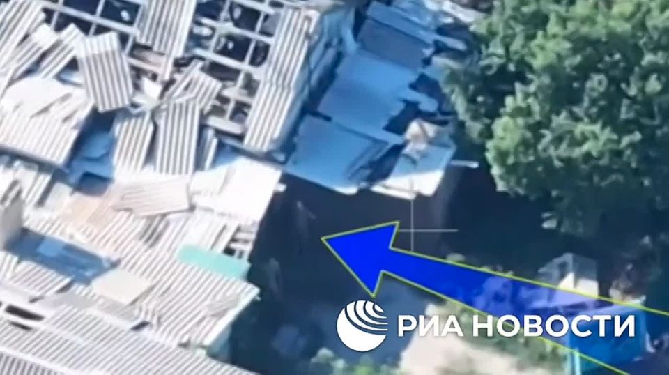 Разведчики "Южной" группировки российских войск уничтожили пункт дислокации пехоты ВСУ с применением FPV-дрона в Северске в ДНР, сообщили в Минобороны