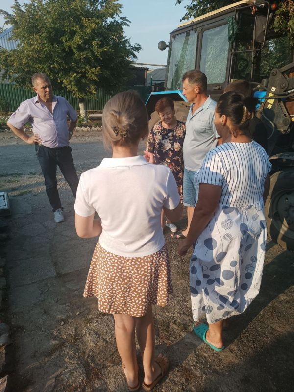 Таймураз Арсоев: Встреча с населением. 8 августа провел встречу с жителями ул. Горького