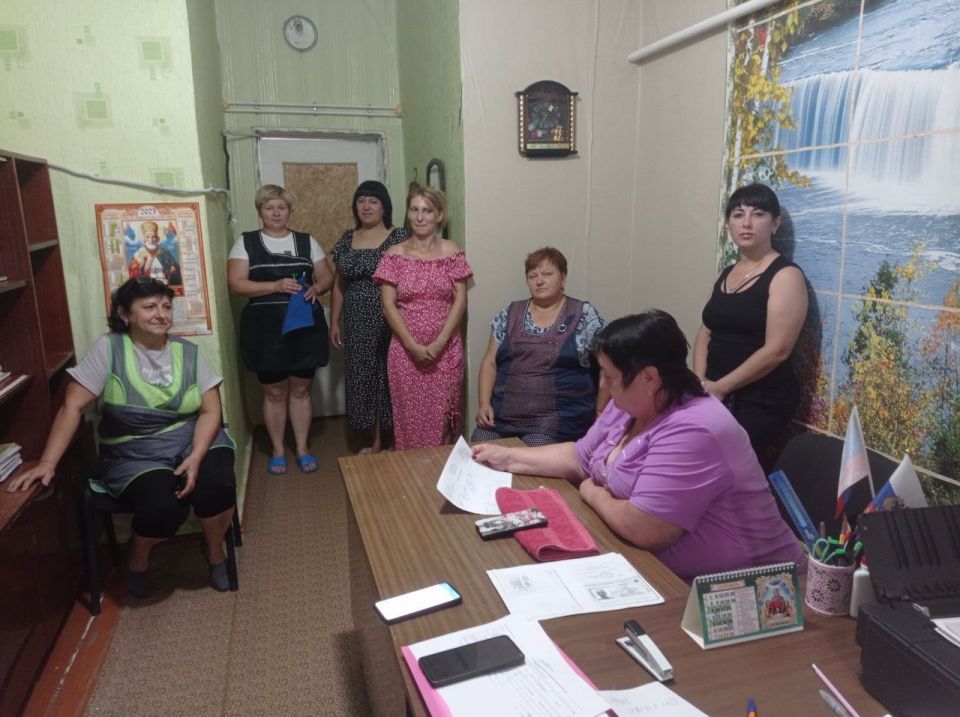 В с. Благодатное прошла встреча с населением
