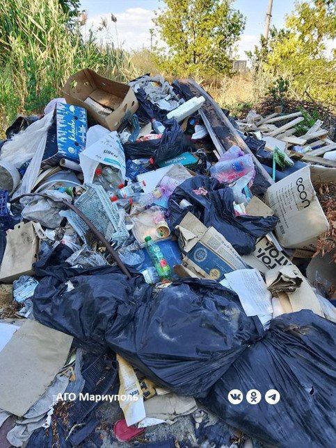В двух районах Мариуполя «Коммунальник» ликвидировал очередные стихийные свалки