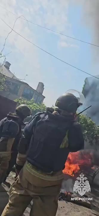 Горловские огнеборцы ликвидировали пожар в Центрально-Городском районе