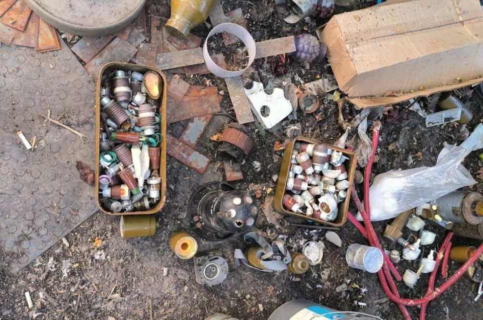 У жителя Донецка, бросившего соседке гранаты, обнаружили схрон боеприпасов