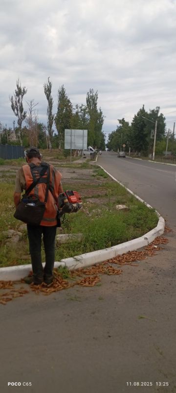 Выполняя поручение главы муниципального образования Волновахский МО Константина Зинченко, специалисты Службы Благоустройства «Комфорт» продолжают работу по покосу сорных и карантинных трав в соответствии с установленным...