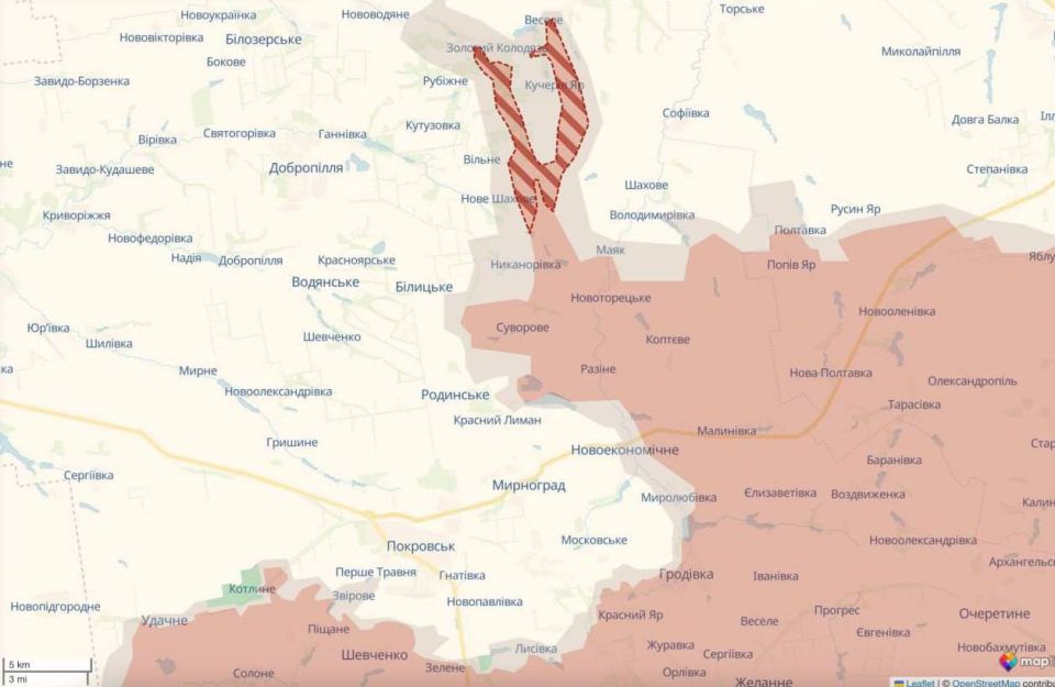 Российские войска прорвали фронт на 10 км вблизи Доброполья в ДНР — ситуация приближается к критической, сообщает украинский волонтер Сергей Стерненко