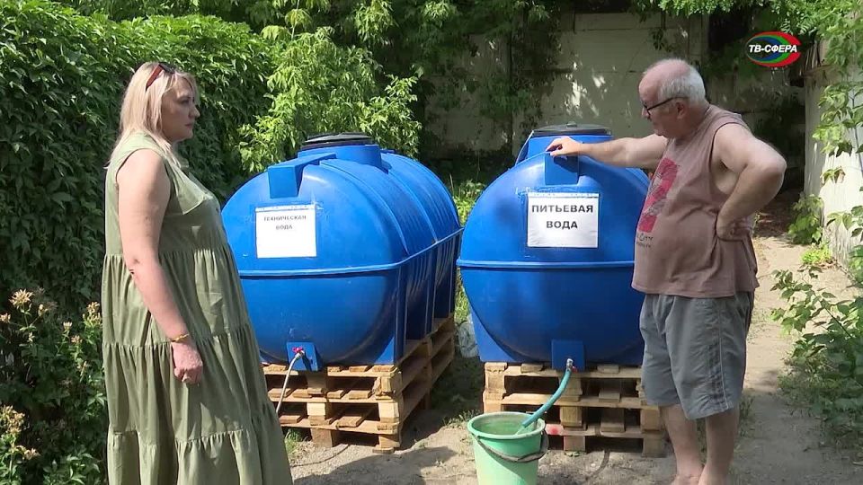 Подвоз воды на улицу Патона