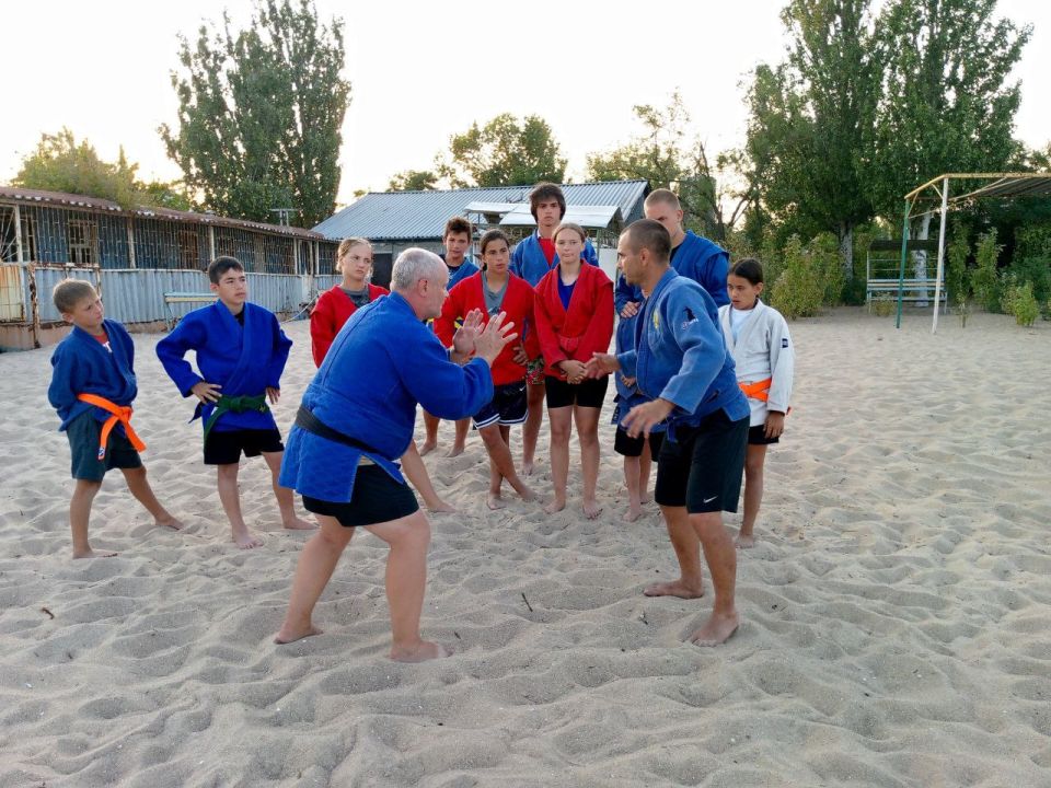 10 августа в с. Мелекино состоялся мастер-класс по дзюдо на песке