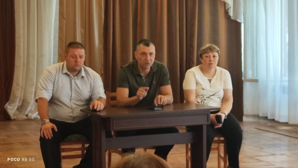 Иван Приходько: Состоялась встреча заместителя руководителя Управы Калининского внутригородского района города Горловка администрации городского округа Горловка с трудовым коллективом