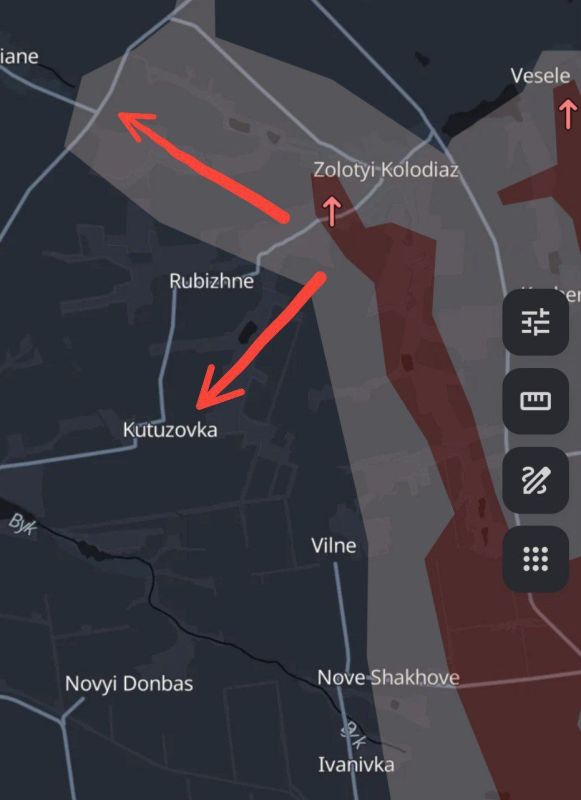 Российские войска за последние дни прорвали фронт в районе Доброполья, продвинувшись на 25 км. Удар пришёлся по участку между Добропольем и Константиновкой, взяты Кучеров Овраг, Золотой Колодезь и Весёлое