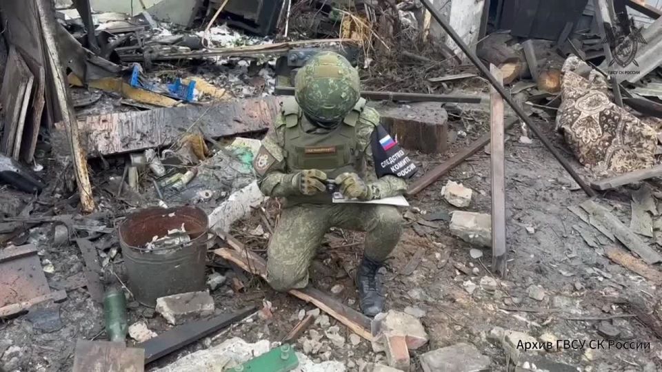 Следователями СК России зафиксированы очередные преступления ВФУ в отношении мирного населения ДНР