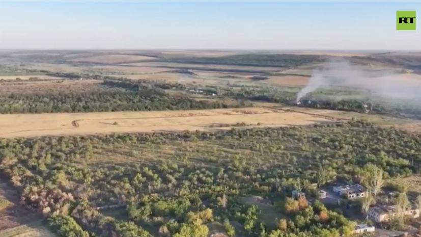 Минобороны опубликовало кадры освобождения Яблоновки в ДНР