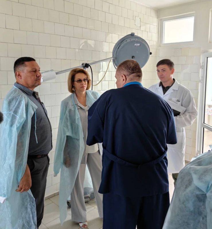 Зампред Правительства ДНР Лариса Толстыкина проинспектировала работу Центральной городской больницы г. Харцызска