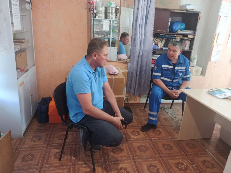 Александр Качанов провел встречу с жителями Докучаевска