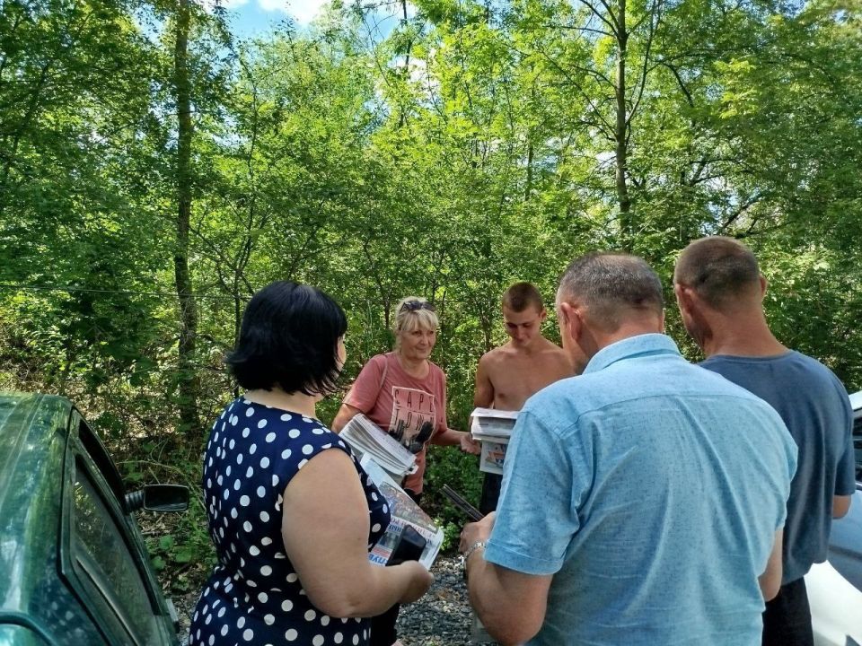 Прием граждан в формате диалога был проведен руководителем ОП Партии "Единая Россия" Натальей Ярошенко в п. Комсомольское Волновахского МО