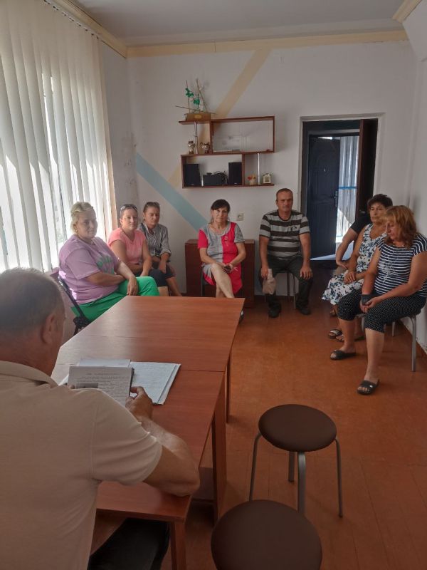 В селе Староигнатьевка состоялась встреча с населением