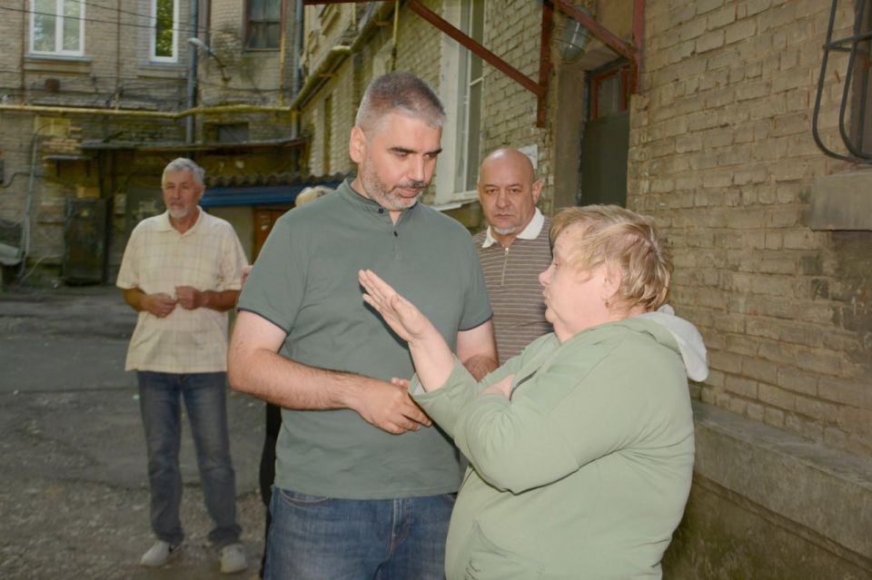 Алексей Дорофеев провел сход граждан в Ясиноватой