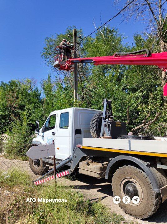 Мариупольские энергетики смонтировали 2 500 метров нового кабеля