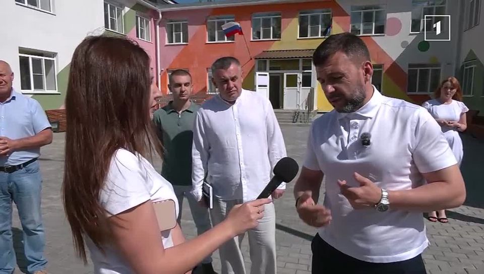 Эксклюзив. Глава ДНР Денис Пушилин о запуске школ