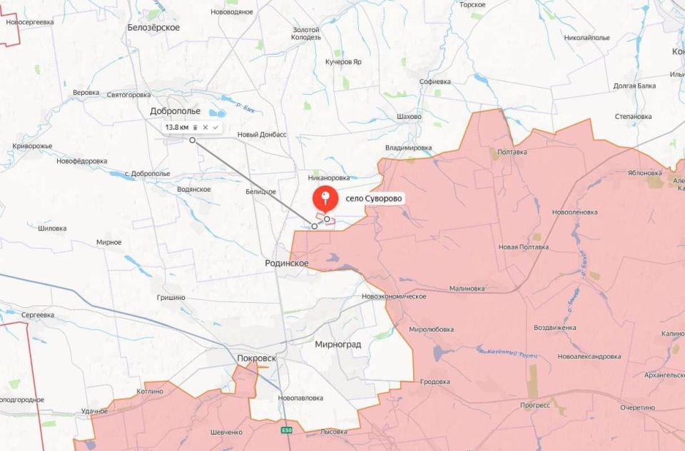 Бойцы группировки войск «Центр» освободили населенные пункты Суворово и Никаноровка ДНР