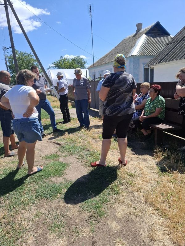 В селе Калинино состоялась встреча с первым заместителем Главы Администрации