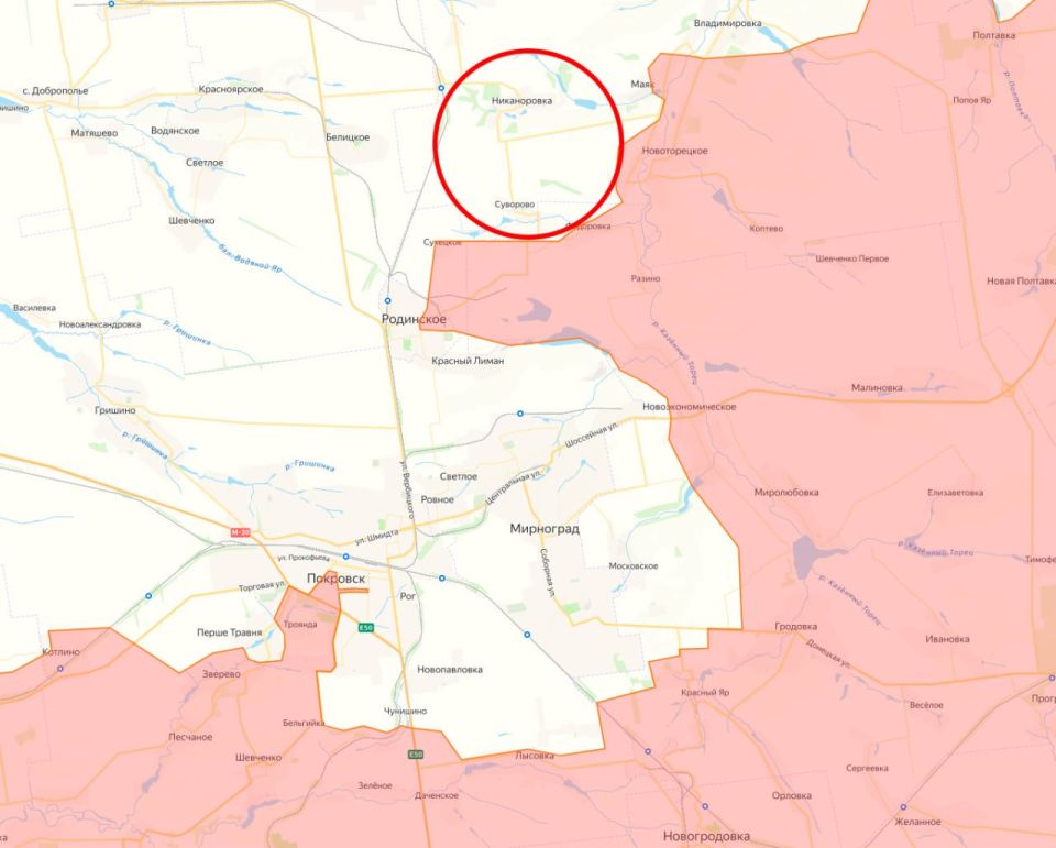 Минобороны России заявило об освобождении населённых пунктов Суворов и Никаноровка в ДНР на Покровском направлении