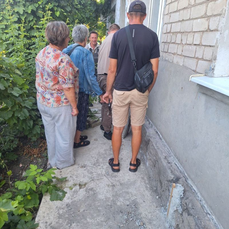 Сегодня состоялась встреча с жителями поселка городского типа Донское по улице Первомайская