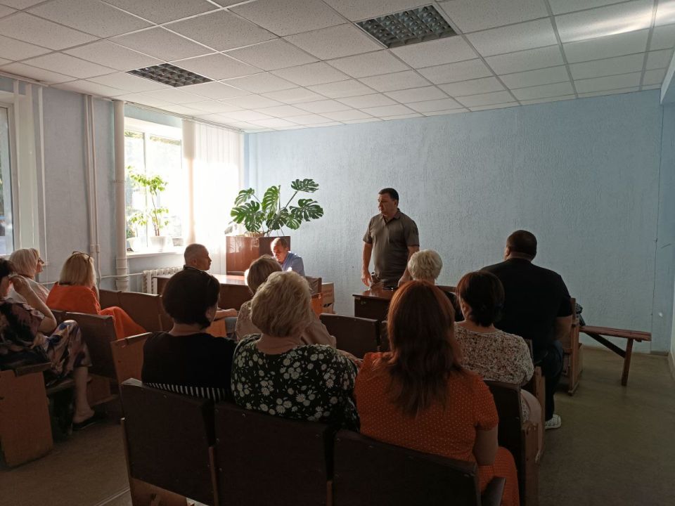 Игорь Лызов: Встретился с трудовым коллективом Амвросиевского ПУВКХ «ГУП ДНР «Вода Донбасса»