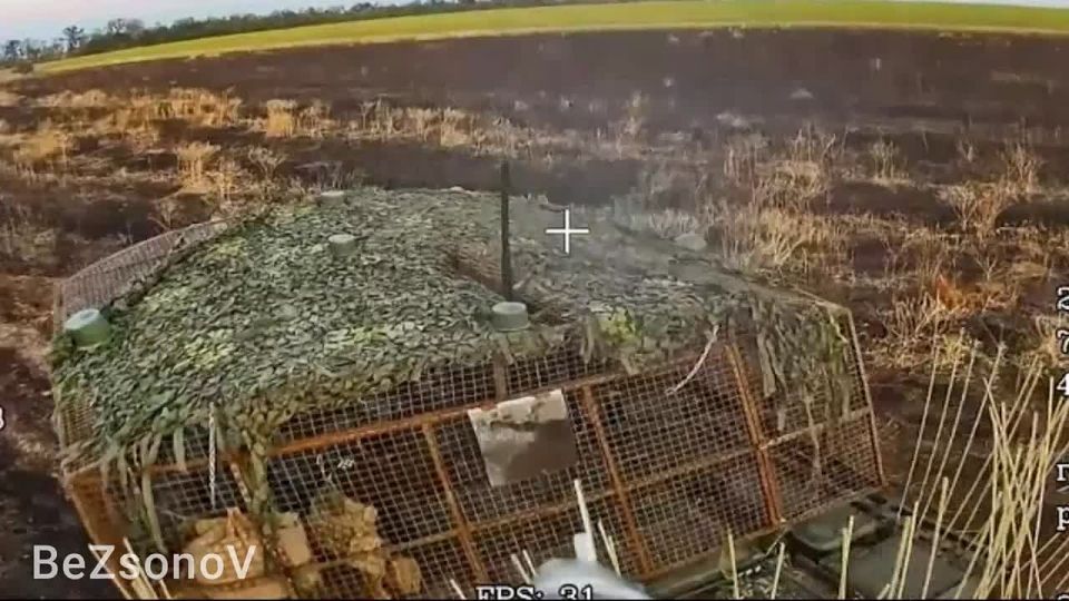 Операторы БПЛА группировки войск «Восток» четко и слажено уничтожили танк и броневик противника в районе населённого пункта Александроград в ДНР