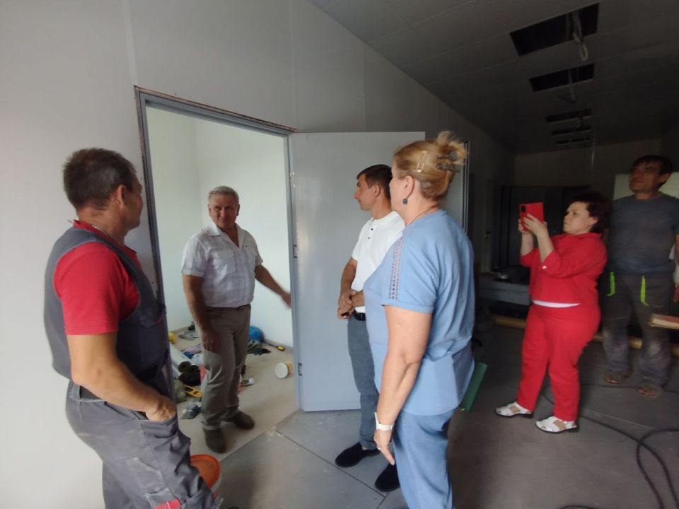 Сегодня Глава Старобешевского муниципального образования Старобешевский муниципальный округ Николай Михайлов с рабочим визитом посетил село Марьяновка