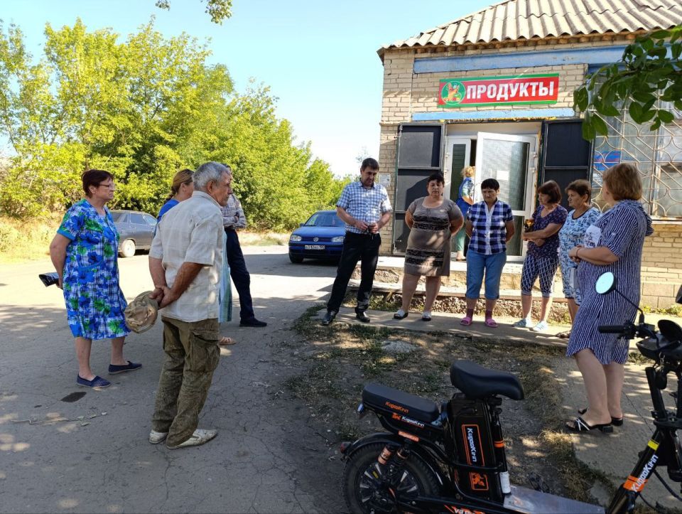 В с. Благодатное состоялась встреча начальника Благодатновского территориального отдела Инны Науменко с населением