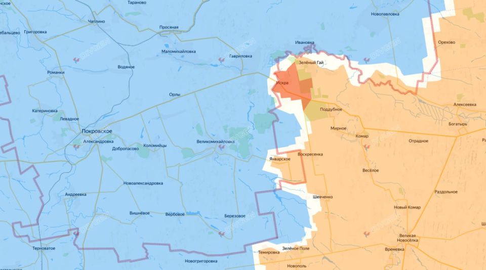 Подразделения группировки войск «Восток» активными действиями освободили населённый пункт Искра Донецкой Народной Республики, официально подтвердили в Минобороны РФ