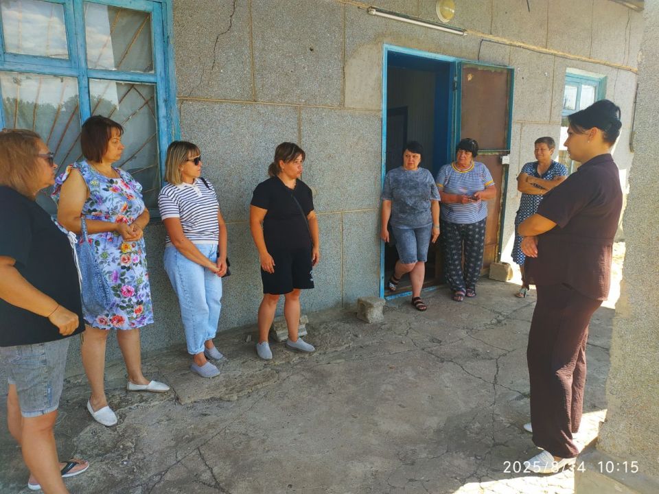 14 августа 2025 года в селе Трудовское Волновахского муниципального округа состоялась встреча с гражданами, которую провела начальник Рыбинского территориального отдела департамента по развитию территория администрации...