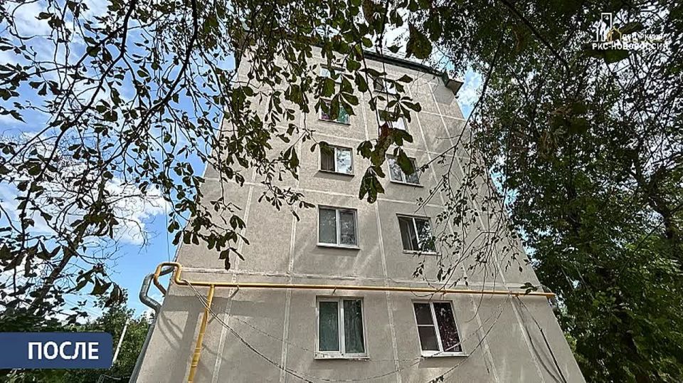 Восстановление дома на улице Покрышкина в Мариуполе на завершающем этапе