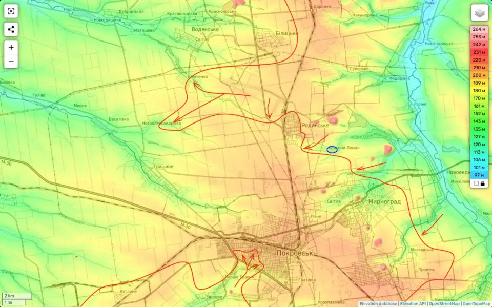 Юрий Подоляка: Покровское направление (на утро 14.08.25): бои в центре