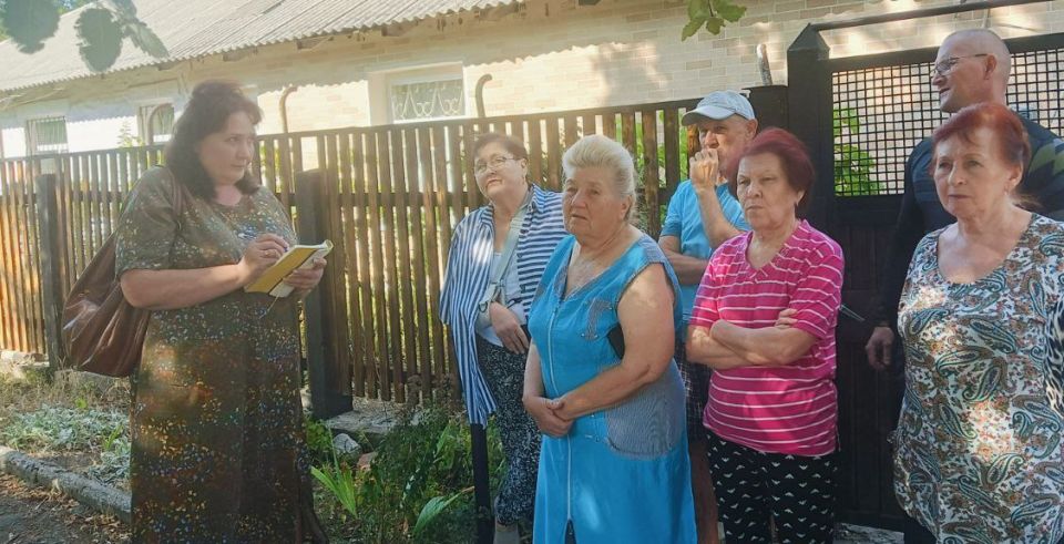 Юрий Будрин: В Кировском районе города Донецк прошла встреча с жителями по ул. Хабаровская, 18