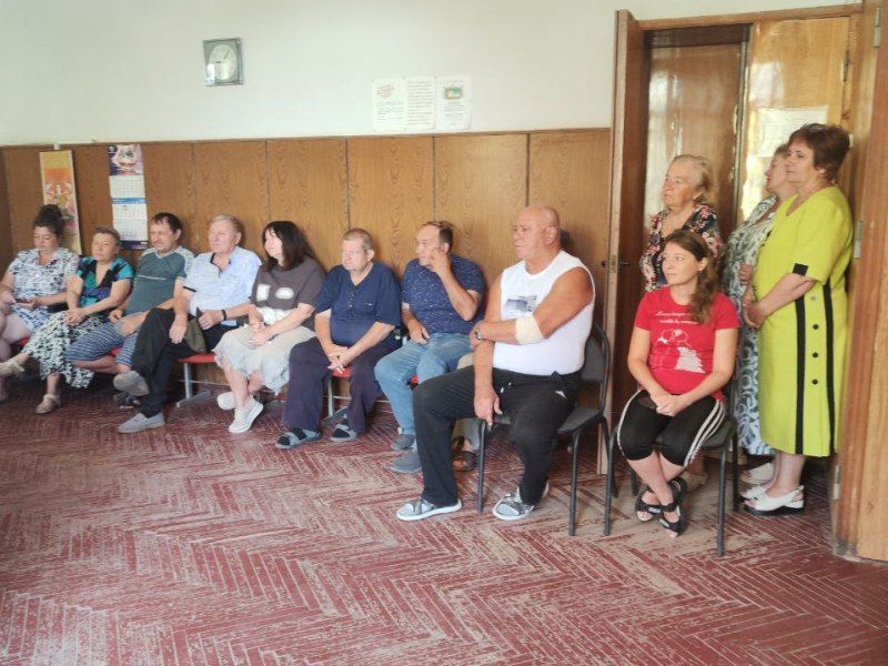 Председатель Общественного совета Новоазовского муниципального округа Николай Умрихин провел встречу с коллективом Новоазовского ВКУ Тельмановского ПУВКХ КП «Компания «Вода Донбасса»