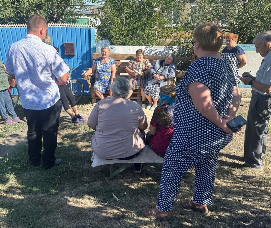 В с. Агрономичное прошла встреча с населением