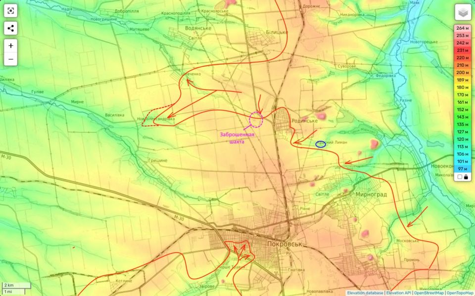 Юрий Подоляка: Покровское направление на вечер 15.08.25: Родинское - Белицкое - Шевченко