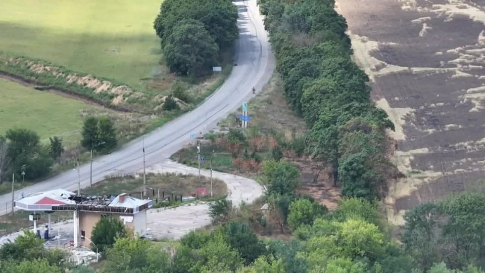 Военный корреспондент Андрей Филатов опубликовал в своем Telegram-канале жуткое видео, снятое с дрона, на котором запечатлено, как украинский военный убивает женщину, покидавшую город Родинское