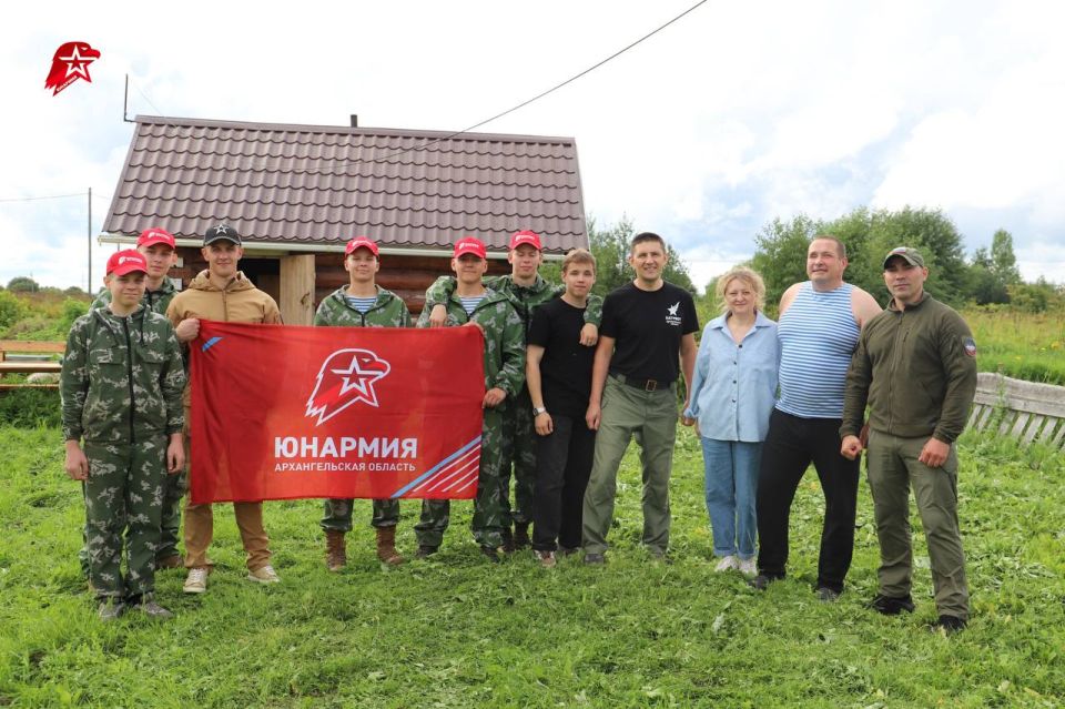Юнармейцы Архангельской области — в помощь защитнику Родины