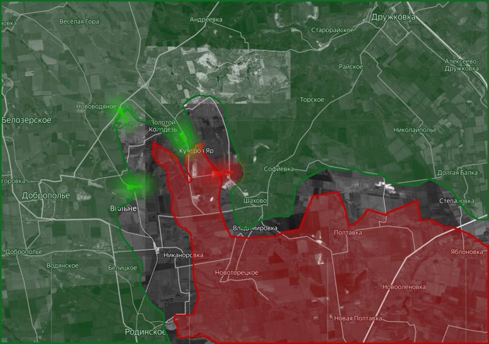 «На Покровском направлении ВСУ контратакуют севернее Покровска, пытаясь срезать выступ в районе Родинского