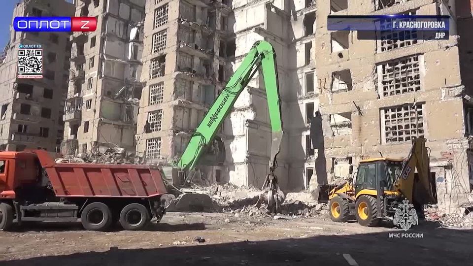 В Красногоровке идет масштабная работа по разминированию и расчистке