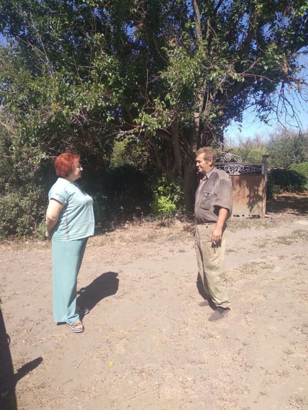 В пос. Мережки прошла встреча с населением