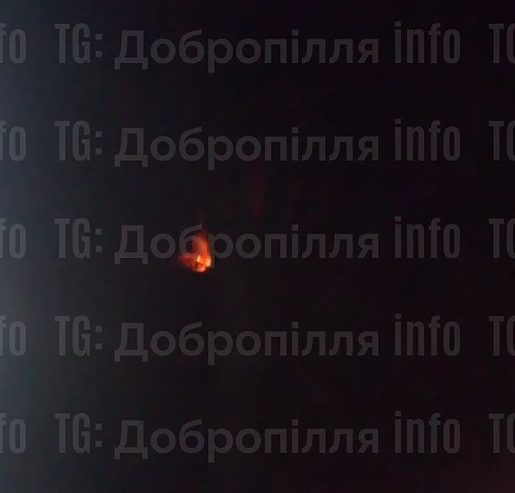 Кадры после прилёта в Доброполье