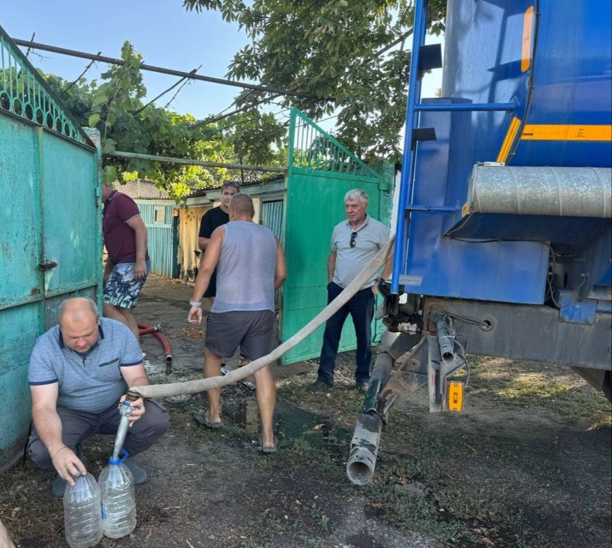 Сергей Литвинов: Подвоз воды в пгт Ольховка