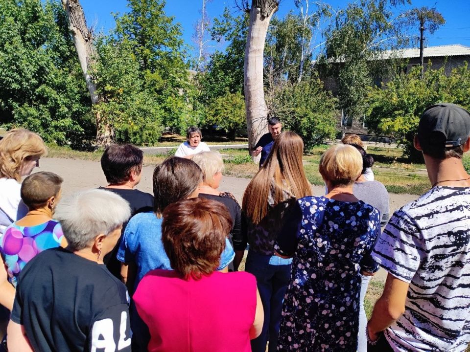 Роман Конев: Состоялась встреча заместителя руководителя Управы Калининского внутригородского района города Горловка администрации городского округа Горловка с жителями