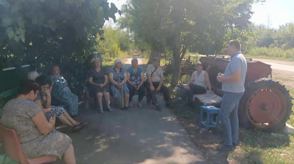 Продолжаем встречу с жителями в населенных пунктах